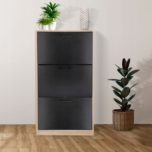 szafka na buty regał 3 komory obuwie komoda pojemna do przedpokoju regał na Arena.pl