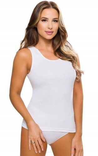 EMILI koszulka szer.ram. bawełna SARA biała M na Arena.pl