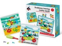 GRA UKŁADANKA MOTORYCZNA ŚRUBKOWY TRENING MAŁEJ RĄCZKI ASKATO