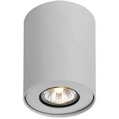 Sufitowa LAMPA downlight NOMA CL-110GU10-WH Italux okrągła OPRAWA metalowa tuba natynkowy spot biały