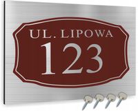 TABLICA ADRESOWA z numerem domu DIBOND 40x30 cm