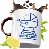 Kubek Bordowy Dla Niani Na Urodziny Prezent Z Nadrukiem Ze Zdjęciem