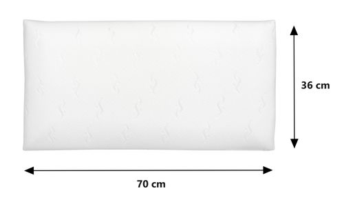 Poduszka ortopedyczna termoplastyczna płaska 70x36 cm ecco na Arena.pl