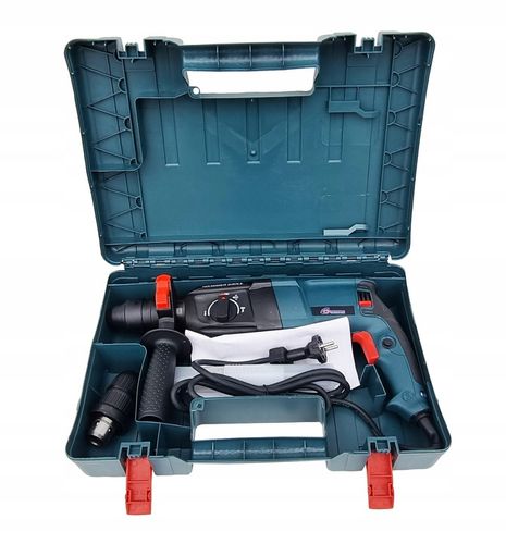 MŁOTOWIERTARKA MŁOT UDAROWY WIERTARKA SDS+ MOCNA 3050W WALIZKA DUŻY ZESTAW na Arena.pl