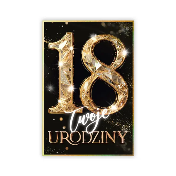 karnet b6 18 twoje urodziny - 20 zdjęcie 1