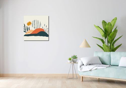 Obraz 60x60cm Wieczór na Łące na Arena.pl