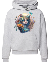 Bluza z kapturem z Kotem