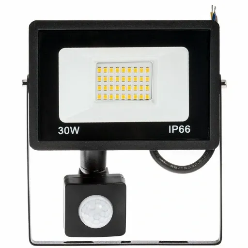 Halogen Naświetlacz 30W LED ZEWNĘTRZNY LAMPA Czujnik RUCHU ZMIERZCHU Garaż zdjęcie 6