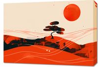 Obraz 70x50cm Czerwone Pustynne Pejzaże