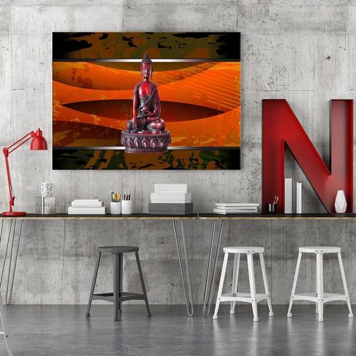 Obraz na płótnie - Canvas, Budda na abstrakcyjnym tle1 60x40 na Arena.pl