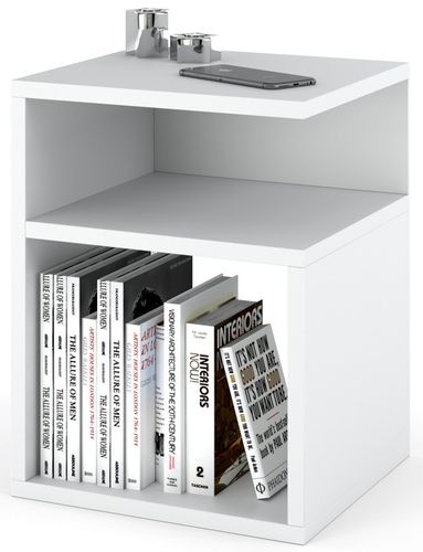 SZAFKA NOCNA STOLIK BEZ SZUFLADY SYPIALNIA BIAŁA na Arena.pl