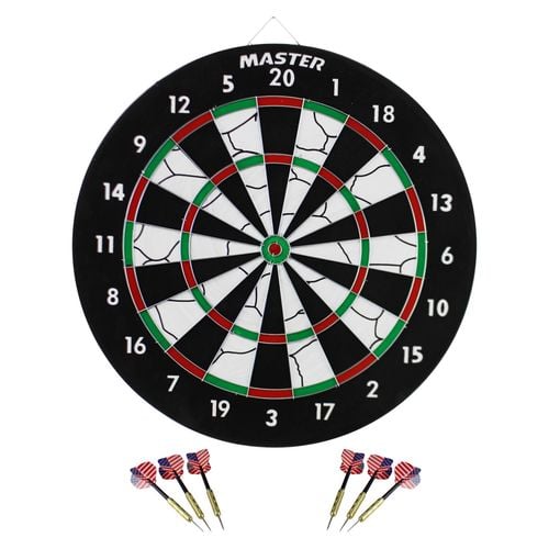 tarcza do darta master flocking 45 cm - dwustronna na Arena.pl