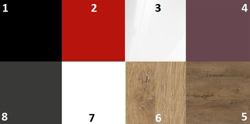 Szafa przesuwna LUX 8 - połysk na Arena.pl