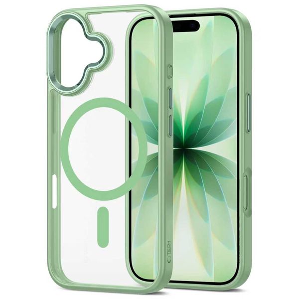 tech-protect magmat magsafe iphone 17 sage/clear zdjęcie 3