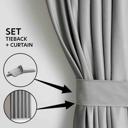 CURT/AH/VELVET/EYELETS/SILVER/140X270/1PC na Arena.pl