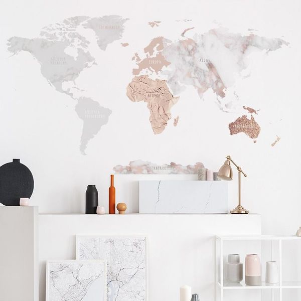 Naklejka Mapa Świata DK338 L zdjęcie 2