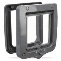 DRZWI DRZWICZKI WAHADŁOWE DLA KOTA PSA Z BLOKADĄ TRIXIE 4-Way 20x22cm/5mm