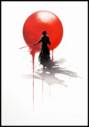 Plakat 68x98cm Samotny Samuraj na Arena.pl