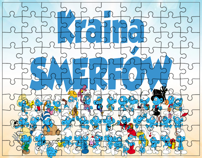 Puzzle Smerfy zdjęcie 1