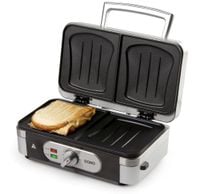 DOMO DO9136C gofrownica 2 chrupiące gofry 3w1 regulacja tosty grill