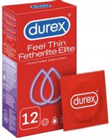 DUREX Fetherlite Elite Prezerwatywy Cienkie i Nawilżane 12szt