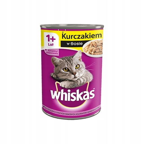 WHISKAS Kurczak 24x400g Puszka karma dla kotów na Arena.pl