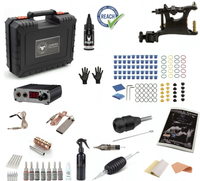 Zestaw Maszynka tatuażu kompletny rotacyjna WHIP 3x modele Igieł Tusz Atest