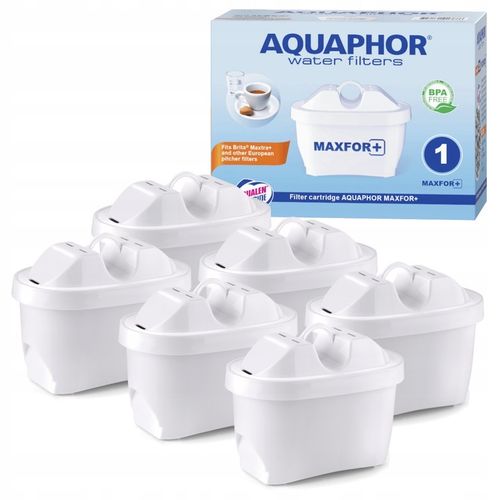Wkłady filtrujące do dzbanka, filtry do wody Aquaphor Maxfor plus+, 6 na Arena.pl