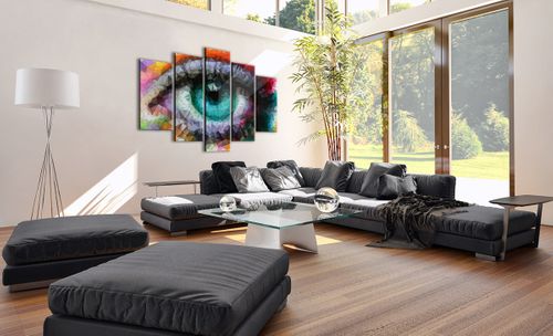 Obraz Na Płótnie - Oko Kolory - 150X100 Cm - Ea150X100-3172 na Arena.pl