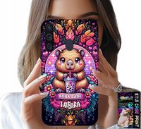 ETUI DO SAMSUNG GALAXY A21 - SŁODKA KAPIBARA Z SZEJKIEM, SUPER WZORY