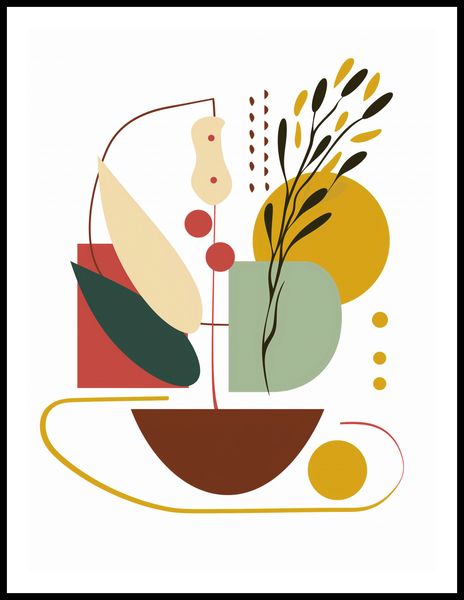 Plakat 60x80cm Harmonia Natury Martwej zdjęcie 3