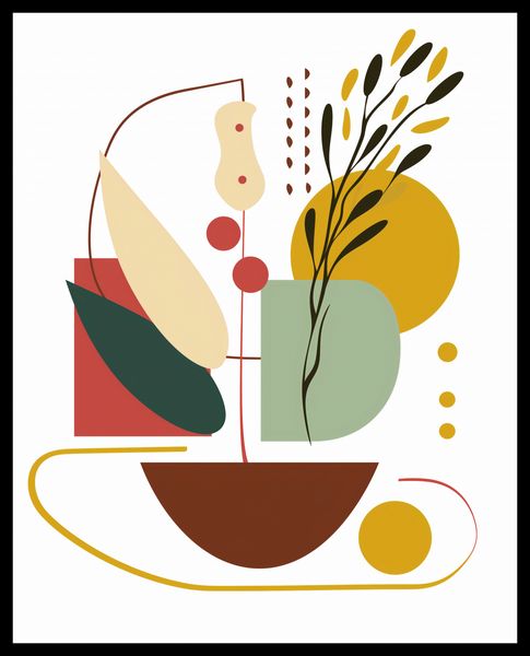 Plakat 40x50cm Harmonia Natury Martwej zdjęcie 2