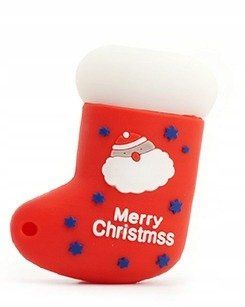 PENDRIVE USB SZYBKI FLASH DRIVE ULTRA PAMIĘĆ ZAWIESZKA PREZENT SKARPETA 8GB zdjęcie 2