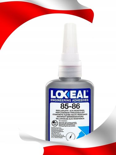 KLEJ DO GWINTÓW USZCZELNIAJĄCY LOXEAL 85-86 TRUDNO DEMONTOWALNY 50 ml na Arena.pl