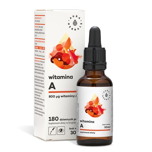 Aura Herbals Witamina A 30 ml w kroplach na Arena.pl