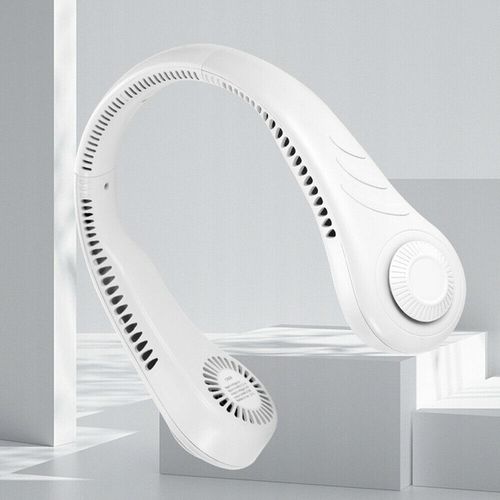 PRZENOŚNY WENTYLATOR NA SZYJĘ MINI BEZŁOPATKOWY CHŁODZIARKA AKUMULATOROWY na Arena.pl