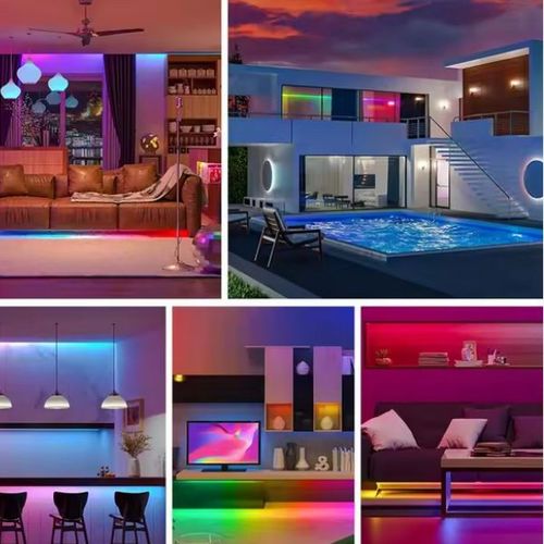 5m Cyfrowa Taśma LED COB RGB Pixel WS2811 Aplikacja Muzyka Pilot na Arena.pl