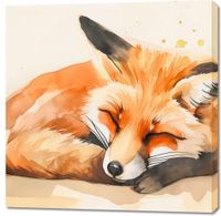 Obraz 100x100cm Akwarelowa Sielanka