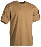 Koszulka US  mit Ärmeltaschen beżowa