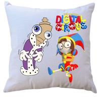 Poduszka z wkładem The Amazing Digital Circus - Niesamowity cyfrowy cyrk