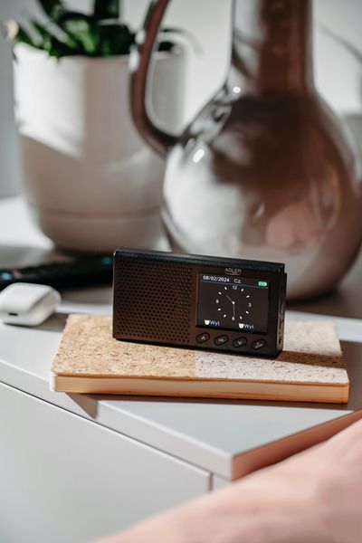 RADIO PRZENOŚNE LCD BLUETOOTH ZEGAR zdjęcie 2