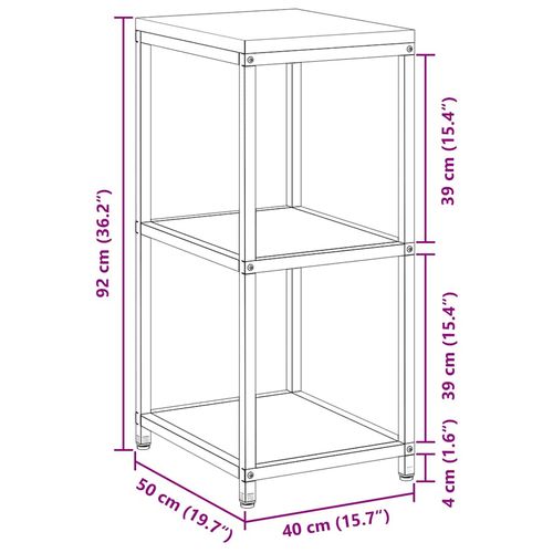 Półka do przechowywania w kuchni z półką Biały Stal na Arena.pl