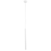 Minimalistyczna lampa wisząca z białym kloszem Etna LED