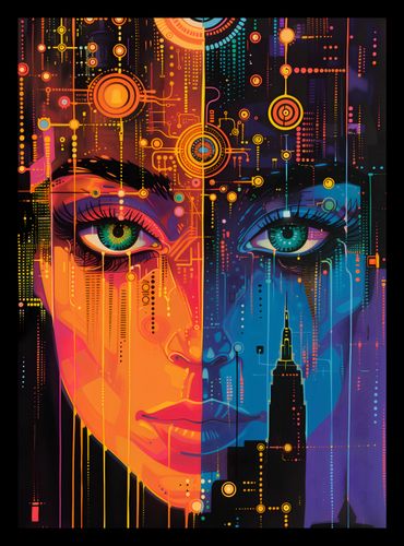 Plakat 20,5x28,4cm Cyfrowa Psyche na Arena.pl