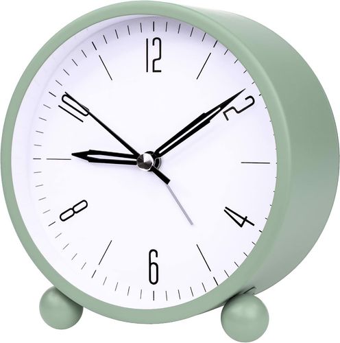 Budzik analogowy cichy Zielony ZOJI na Arena.pl