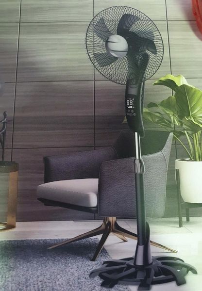 LCD WIATRAK PODŁOGOWY WENTYLATOR STOJĄCY PILOT XXL SOLIDNY I MOCNY SCHILD zdjęcie 6