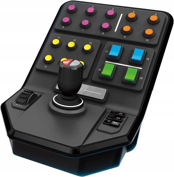 Logitech Gaming Saitek Farm Farming Sim Heavy Equipment Side Panel Joystick zdjęcie 2