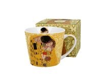 kubek kubas prosty 610ml the kiss ecru by gustav klimt