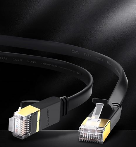 UGREEN Płaski Kabel Internetowy Przewód Sieciowy Ethernet RJ45 Cat.7 STP 8m na Arena.pl