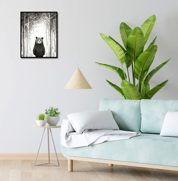 Plakat 40x50cm Ciekawski Miś zdjęcie 4